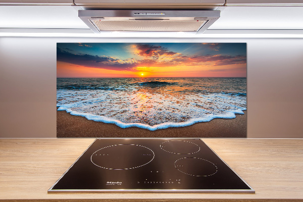 Panel para cocina Puesta de sol sobre el mar