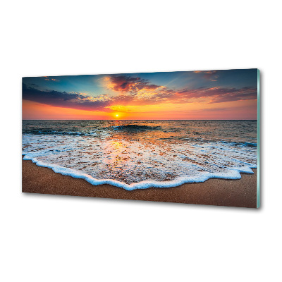 Panel para cocina Puesta de sol sobre el mar