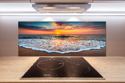 Panel para cocina Puesta de sol sobre el mar