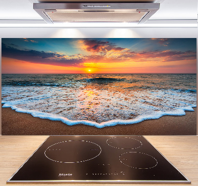 Panel para cocina Puesta de sol sobre el mar