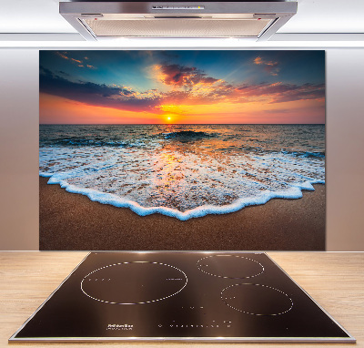 Panel para cocina Puesta de sol sobre el mar
