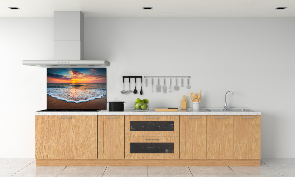 Panel para cocina Puesta de sol sobre el mar