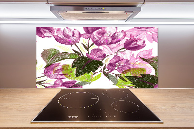 Panel de pared de cocina Patrón floral