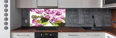 Panel de pared de cocina Patrón floral