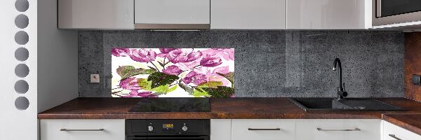 Panel de pared de cocina Patrón floral