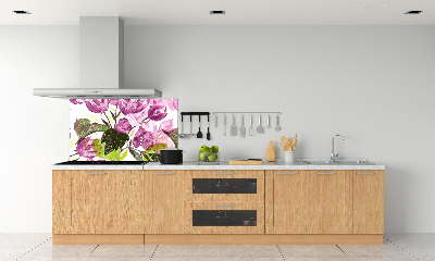 Panel de pared de cocina Patrón floral