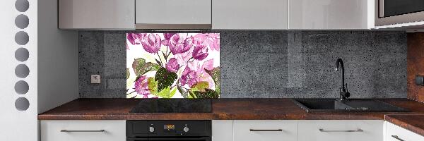 Panel de pared de cocina Patrón floral