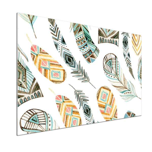 Salpicadero de cocina Plumas étnicas