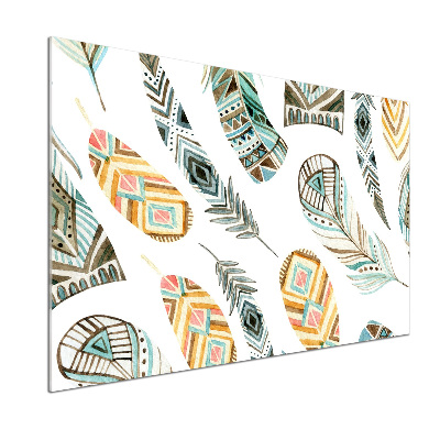 Salpicadero de cocina Plumas étnicas