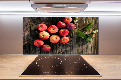 Panel de pared de cocina Manzanas en la mesa