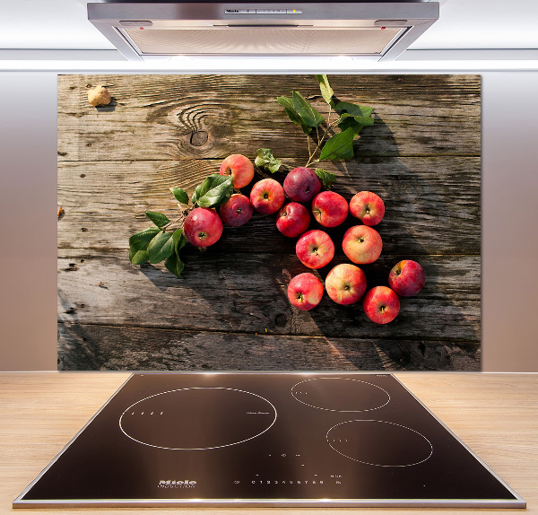 Panel de pared de cocina Manzanas en la mesa