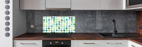 Panel para cocina Puntos verdes