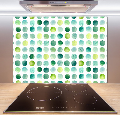 Panel para cocina Puntos verdes