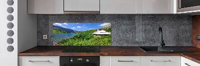 Salpicadero de cocina Casa de campo en las montañas Tatra