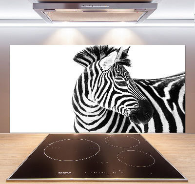 Panel do kuchni Zebra w śniegu