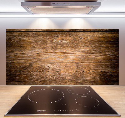 Salpicadero de cocina Fondo de madera