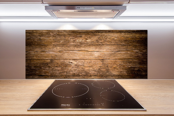 Salpicadero de cocina Fondo de madera