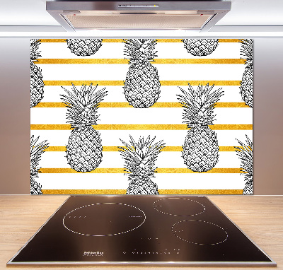 Salpicadero para cocina tiras de piña