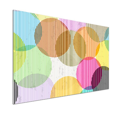 Panel antisalpicaduras Círculos de colores