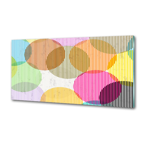 Panel antisalpicaduras Círculos de colores