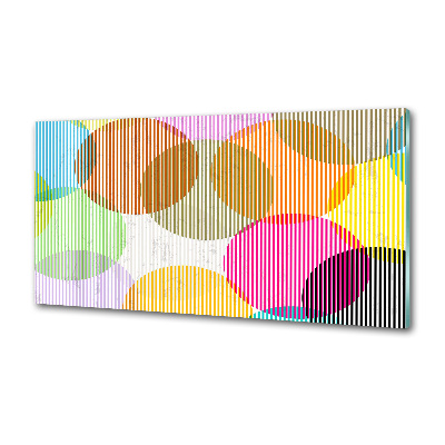 Panel antisalpicaduras Círculos de colores