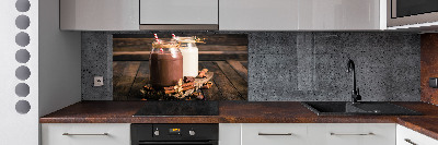 Panel lacobel Koktajle w słoikach