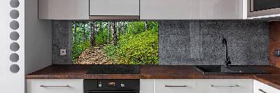 Salpicadero de cocina Camino forestal