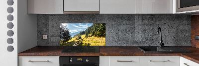 Panel do kuchni Jesień w górach