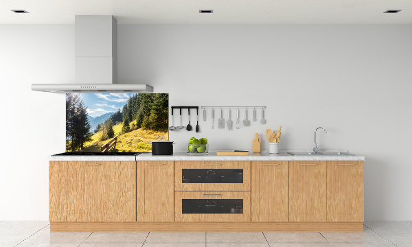 Panel antisalpicaduras Otoño en las montañas