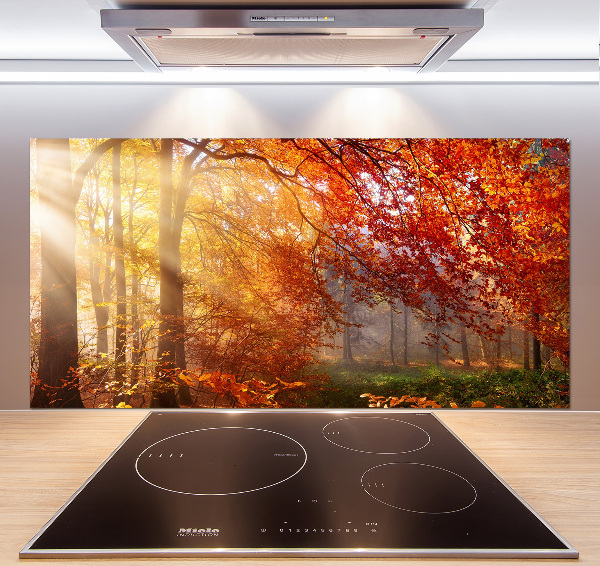 Panel para cocina Bosque de otoño