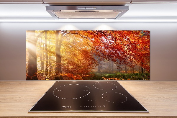 Panel para cocina Bosque de otoño