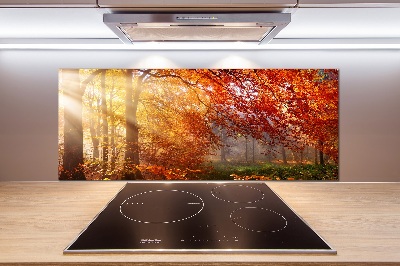 Panel para cocina Bosque de otoño
