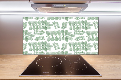 Panel do kuchni Zielone liście