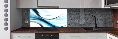 Panel de pared de cocina Ondas abstractas