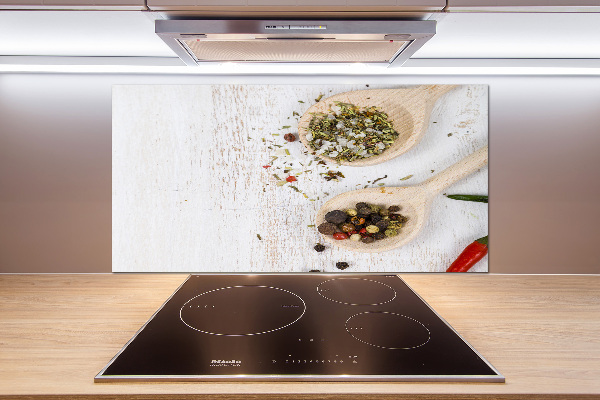 Panel antisalpicaduras Verduras y especias