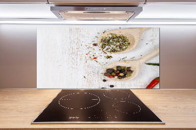 Panel antisalpicaduras Verduras y especias