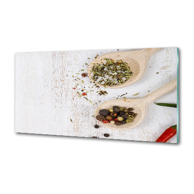 Panel antisalpicaduras Verduras y especias