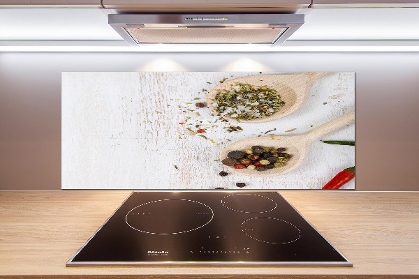 Panel antisalpicaduras Verduras y especias