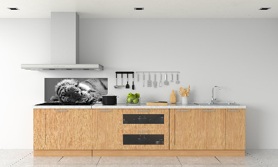 Panel para cocina Tigre dormido
