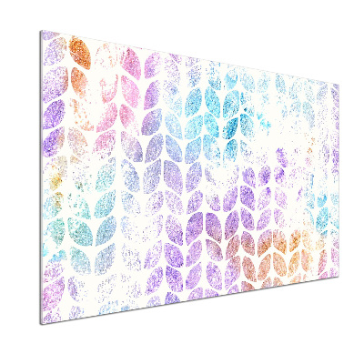 Panel para cocina Hojas coloridas