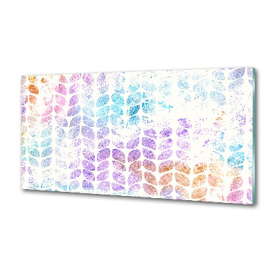 Panel para cocina Hojas coloridas