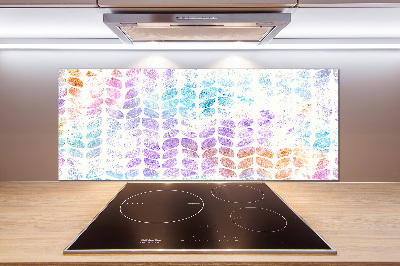 Panel para cocina Hojas coloridas