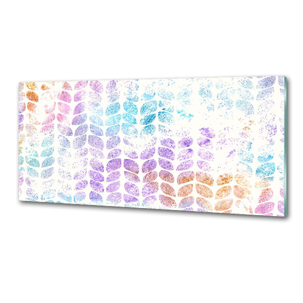 Panel para cocina Hojas coloridas