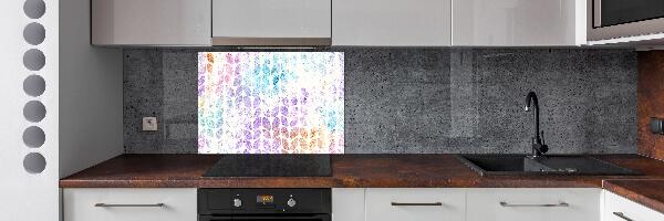 Panel para cocina Hojas coloridas