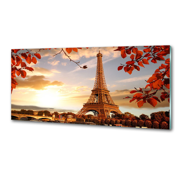 Panel de pared de cocina Torre Eiffel de París