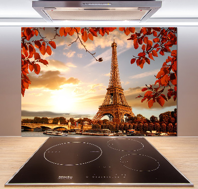 Panel de pared de cocina Torre Eiffel de París
