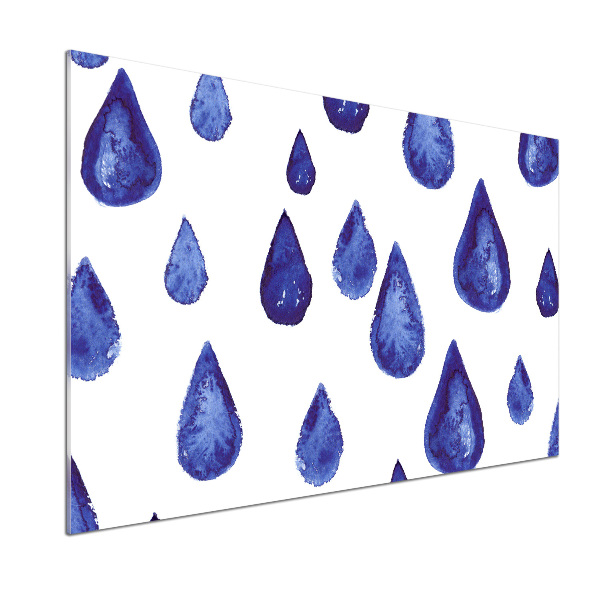 Salpicadero para cocina Gotas azules