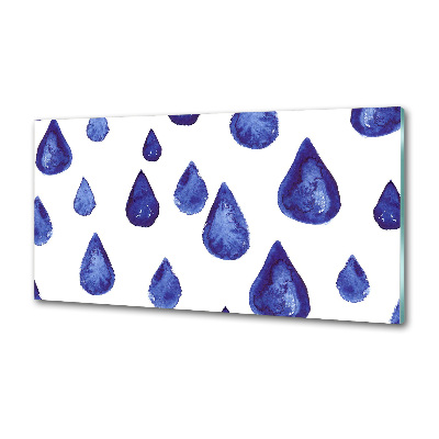 Salpicadero para cocina Gotas azules