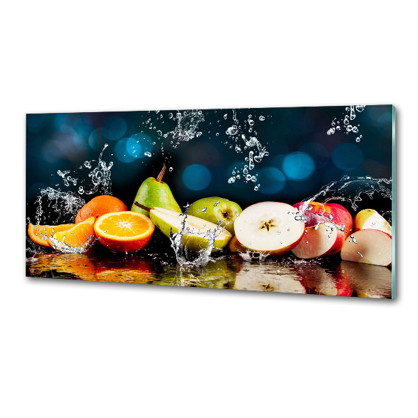 Panel antisalpicaduras Fruta y agua