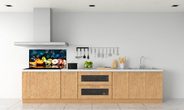 Panel antisalpicaduras Fruta y agua